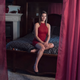 Harley Lane in her room at Bunny Ranch.